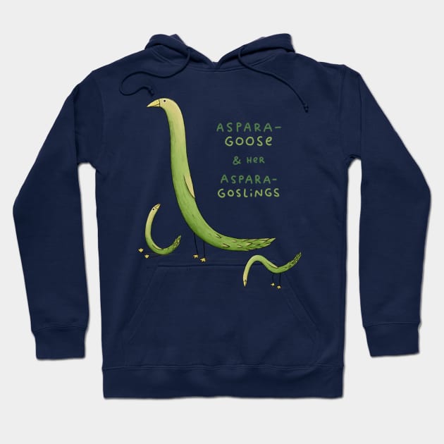 Asparagoose & Her Asparagoslings Hoodie by Sophie Corrigan